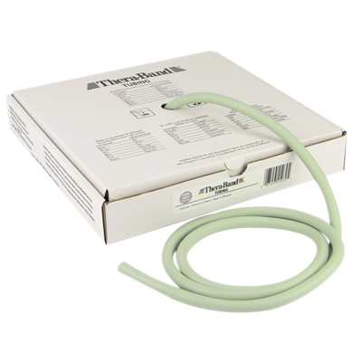 [10-1316] TheraBand exercise tubing - 25' roll - Silver - super heavy