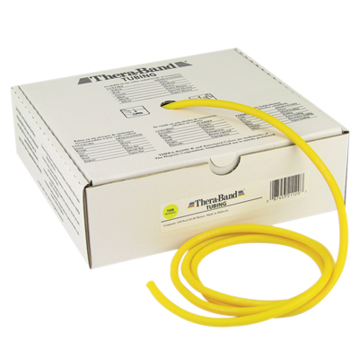 [10-1321] TheraBand exercise tubing - 100 foot roll - Yellow - thin