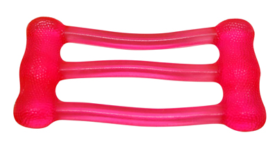 [10-1952] CanDo Jelly Expander Triple Exerciser - red - light