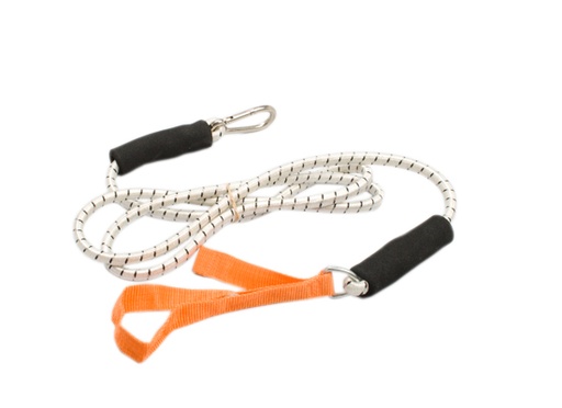 [10-5817] CanDo exercise bungee cord with attachments, 4', Gold - xxx-heavy