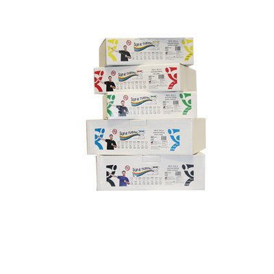 [10-5869] Sup-R Tubing - Latex Free Exercise Tubing - 100' dispenser rolls, 5-piece set (1 each: yellow, red, green, blue, black)