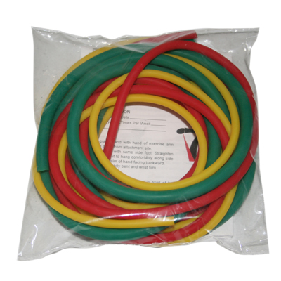 [10-5880] Sup-R Tubing latex-free tubing PEP pack easy (yellow, red, green)