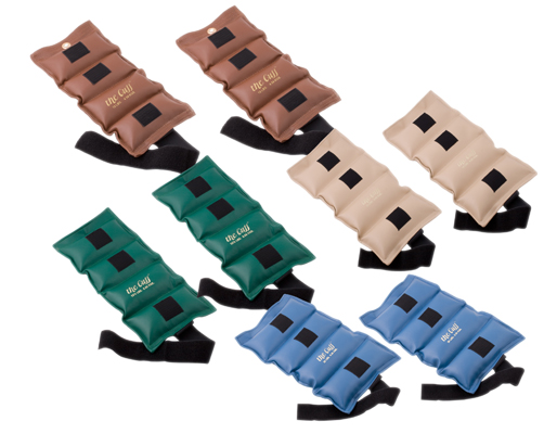 [10-0258] The Cuff Original Ankle and Wrist Weight, 8 Piece Set (2 each: 10, 12.5, 15, 20 lb.)