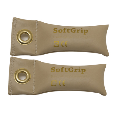 [10-0350-2] CanDo SoftGrip Hand Weight - .5 lb - Tan - pair