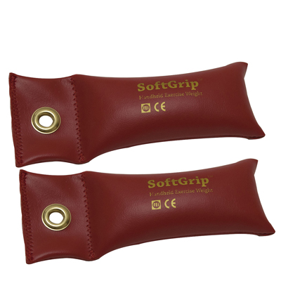 [10-0352-2] CanDo SoftGrip Hand Weight - 1.5 lb - Red - pair