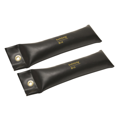 [10-0363-2] CanDo SoftGrip Hand Weight - 10 lb - Black - pair