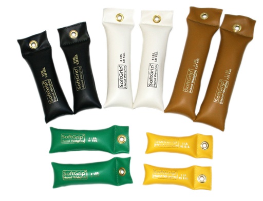 [10-0383] CanDo SoftGrip Hand Weight 10 Piece Set - 2 each 1, 2, 3, 4, 5