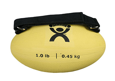 [10-0440] CanDo Handy Grip weight ball - 1 lb - Tan