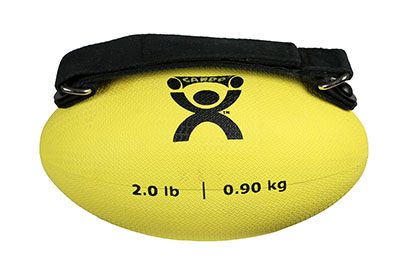 [10-0441] CanDo Handy Grip weight ball - 2 lb - Yellow