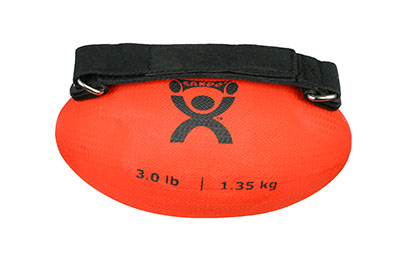 [10-0442] CanDo Handy Grip weight ball - 3 lb - Red