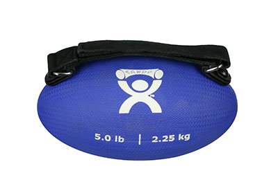 [10-0444] CanDo Handy Grip weight ball - 5 lb - Blue