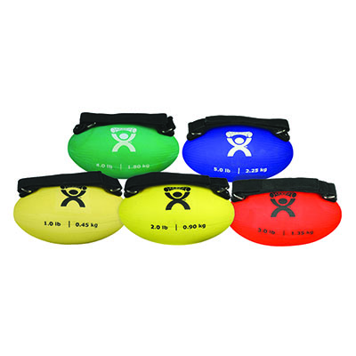 [10-0445] CanDo Handy Grip weight ball - 5-piece set (1 each: 1/2/3/4/5 lb)