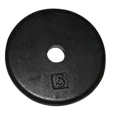 [10-0602] Iron Disc Weight Plate - 5 lb