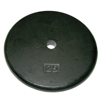 [10-0606] Iron Disc Weight Plate - 25 lb