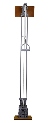 [10-0667] Chest Weight Pulley System - Single handle (mid) - one tower - 5 x 2.2 lb weights