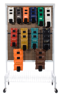 [10-2555] The Cuff Deluxe Ankle and Wrist Weight, 24 Piece Set with Rack (2 each: .25, .5, .75, 1, 1.5, 2, 2.5, 3, 4, 5, 7.5, 10 lb.)