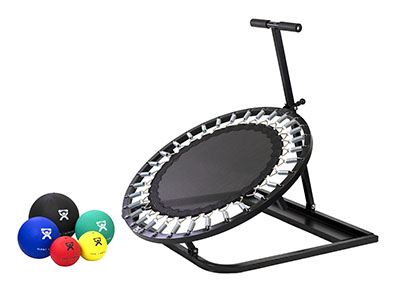 [10-3136] CanDo Circular Ball Rebounder, 5-Piece Set (1 ea: 2, 4, 7, 11, 15 lb.)