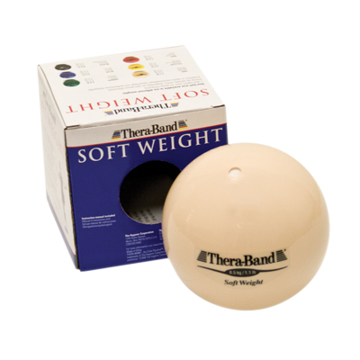 [10-3150] TheraBand Soft Weights ball - Tan - 0.5 kg, 1.1 lb