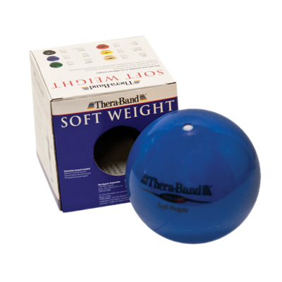 [10-3154] TheraBand Soft Weights ball - Blue - 2.5 kg, 5.5 lb
