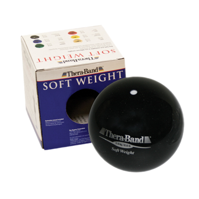 [10-3155] TheraBand Soft Weights ball - Black - 3 kg, 6.6 lb