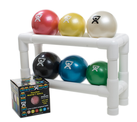 [10-3167] PVC WaTE Ball Rack - Accessory - 2-tier 6 ball rack