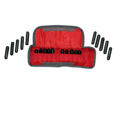 [10-3341-1] The Adjustable Cuff wrist weight - 4 lb - 20 x 0.2 lb inserts - Red - each