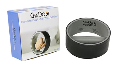 [10-2960] CanDo Pronation/Supination Wrist Exercise Wheel