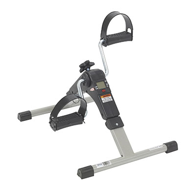 [43-2733] Drive, Folding Exercise Peddler with Electronic Display, Black