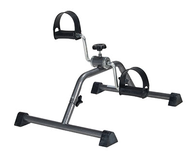 [43-2759] Drive, Exercise Peddler with Attractive Silver Vein Finish