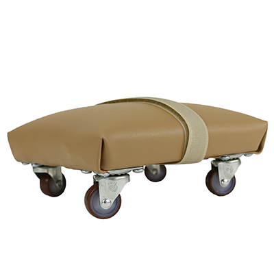 [10-1130] Exercise Skate - Foam Padded and Upholstered - Small - 6 x 6 inch