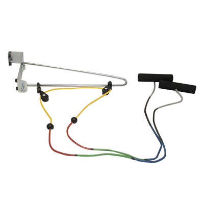 [50-1034-25] CanDo Overdoor Shoulder Pulley - Double Pulley with Door Bracket - Visualizer Color System, 25-pack