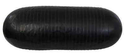 [30-2081] CanDo Inflatable Roller - Black - 9&quot; x 28&quot; - Round