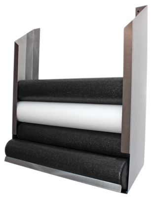 [30-2180] CanDo Foam Roller - Accessory - Wall-Mount Storage Rack - 36" W x 10" D x 40 "H
