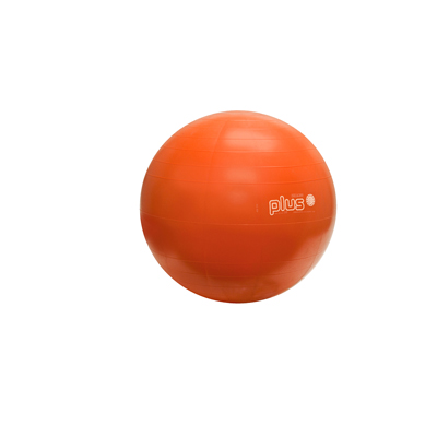 [30-1701] PhysioGymnic Inflatable Exercise Ball - Orange - 22&quot; (55 cm)