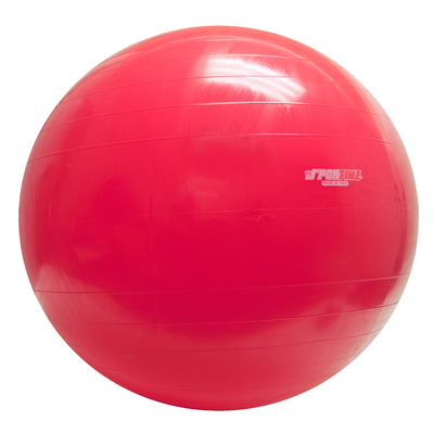 [30-1704] PhysioGymnic Inflatable Exercise Ball - Red - 38" (95 cm)