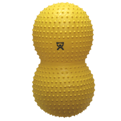 [30-1735] CanDo Inflatable Exercise Sensi-Saddle Roll - Yellow - 16&quot; Dia x 35&quot; L (40 cm Dia cm x 90 cm L)