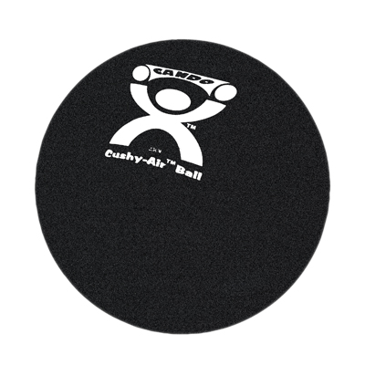 [30-1740BLK] CanDo Cushy-Air Hand Ball - Black - 10" (25 cm)