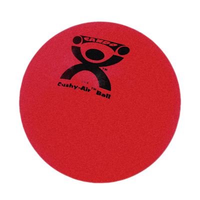 [30-1740R] CanDo Cushy-Air Hand Ball - Red - 10&quot; (25 cm)