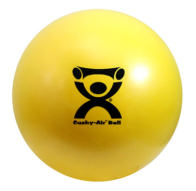 [30-1740Y] CanDo Cushy-Air Hand Ball - Yellow - 10" (25 cm)