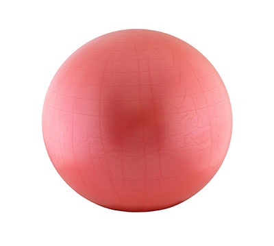 [30-1745] CanDo Cushy-Air Ball, 34&quot; Diameter, Red