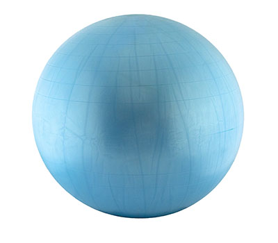 [30-1746] CanDo Cushy-Air Ball, 38" Diameter, Blue