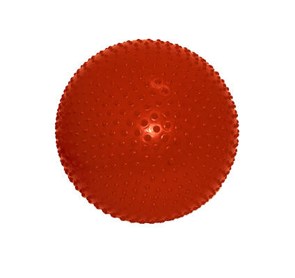[30-1773] CanDo Inflatable Exercise Ball - Sensi-Ball - Orange - 22&quot; (55 cm)
