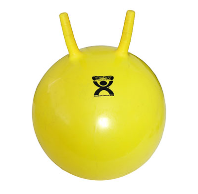 [30-1825] CanDo Inflatable Exercise Jump Ball - Yellow - 16" (40 cm)