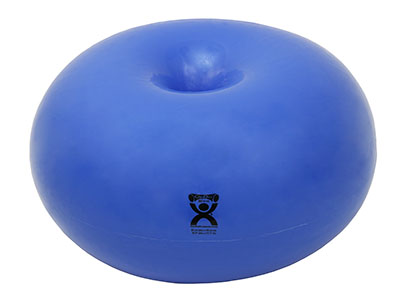 [30-1955] CanDo Donut Ball - Blue - 34" Dia x 18" (85 cm Dia x 45 cm H)