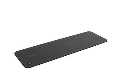 [32-1247C-EYE] Airex Exercise Mat, Fitline 180, 71" x 24" x 0.4", Charcoal, Eyelets