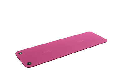 [32-1247PNK-EYE] Airex Exercise Mat, Fitline 180, 71" x 24" x 0.4", Pink, Eyelets