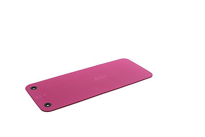 [32-1248PNK-EYE] Airex Exercise Mat, Fitline 140, 55" x 24" x 0.4", Pink, Eyelets