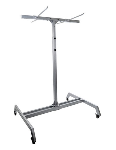 [32-1490] Floor Rack with Casters - Holds 30 Mats