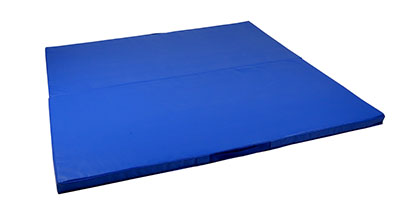 [38-0205] CanDo Mat with Handle - Center Fold - 2" PU Foam with Cover - 4' x 4' - Specify Color