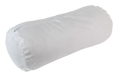 [50-1201] Roll Pillow - additional white zippered cover ONLY, 7&quot; x 17&quot;
